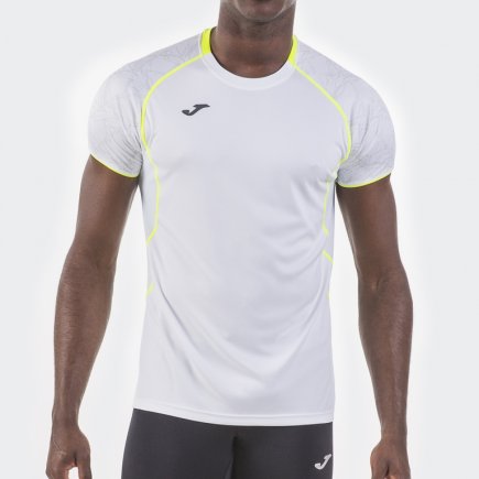 Футболка ігрова Joma Olimpia 100736.200 колір: білий/жовтий