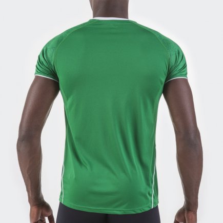Футболка игровая Joma Olimpia 100736.450 цвет: зеленый/белый