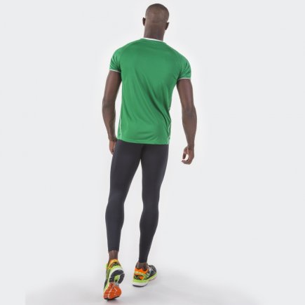 Футболка игровая Joma Olimpia 100736.450 цвет: зеленый/белый