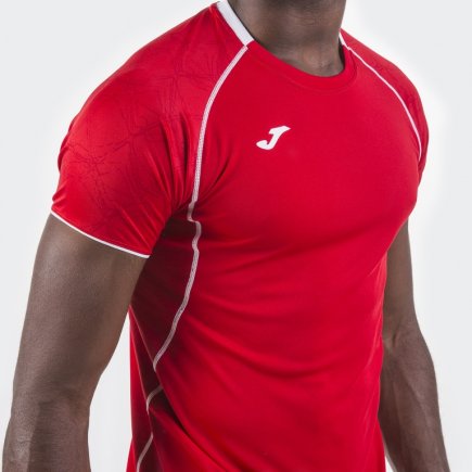 Футболка ігрова Joma Olimpia 100736.600 колір: червоний/білий