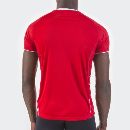Футболка ігрова Joma Olimpia 100736.600 колір: червоний/білий