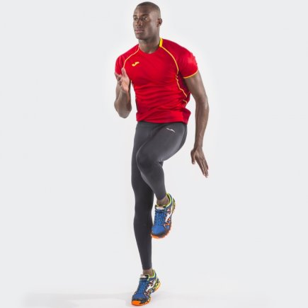 Футболка игровая Joma Olimpia 100736.609 цвет: красный/желтый
