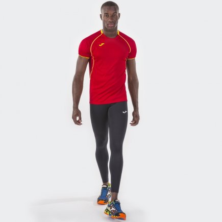 Футболка игровая Joma Olimpia 100736.609 цвет: красный/желтый
