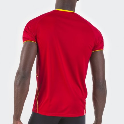 Футболка игровая Joma Olimpia 100736.609 цвет: красный/желтый