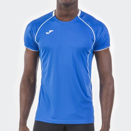 Футболка ігрова Joma Olimpia 100736.700 колір: синій/білий
