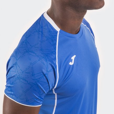 Футболка ігрова Joma Olimpia 100736.700 колір: синій/білий
