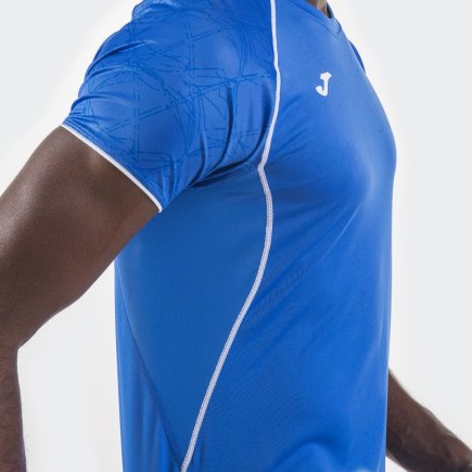 Футболка ігрова Joma Olimpia 100736.700 колір: синій/білий