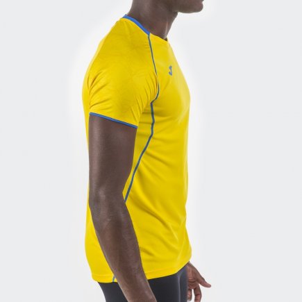 Футболка игровая Joma Olimpia 100736.907 цвет: желтый/голубой