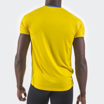 Футболка игровая Joma Olimpia 100736.907 цвет: желтый/голубой