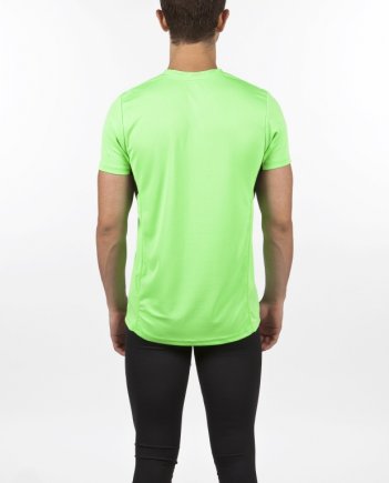 Футболка игровая Joma Record 100283.021 цвет: зеленый/черный