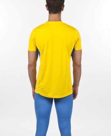 Футболка игровая Joma Record 100283.907 цвет: желтый/голубой