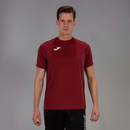 Футболка игровая Joma Combi 100052.671 бордовая