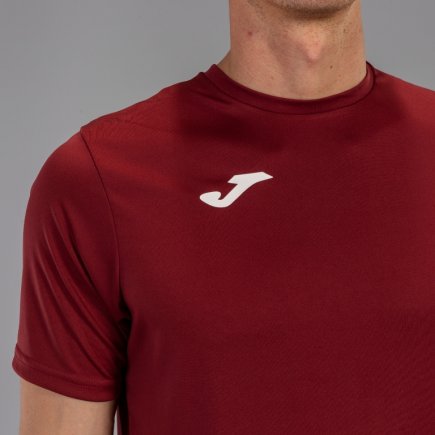 Футболка игровая Joma Combi 100052.671 бордовая