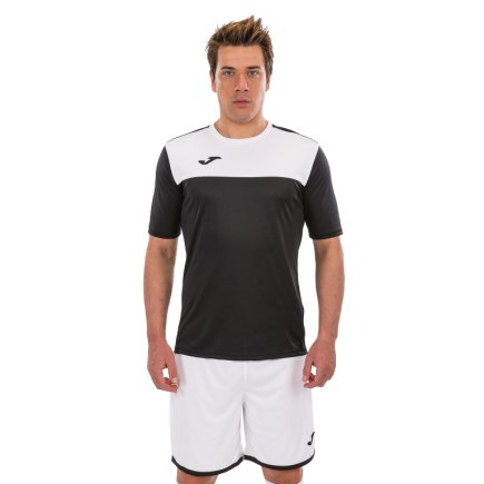 Футболка Joma WINNER 100946.102 колір: чорний/білий