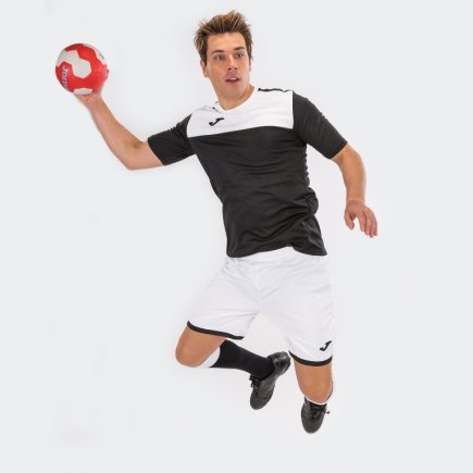 Футболка Joma WINNER 100946.102 колір: чорний/білий