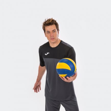 Футболка Joma WINNER 100946.151 колір: сірий/чорний