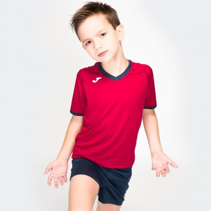 Футбольная форма Joma SET ACADEMY 101097.603 цвет: красный/синий