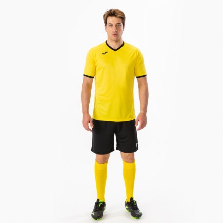 Футбольна форма Joma SET ACADEMY 101097.901 колір: чорний/жовтий