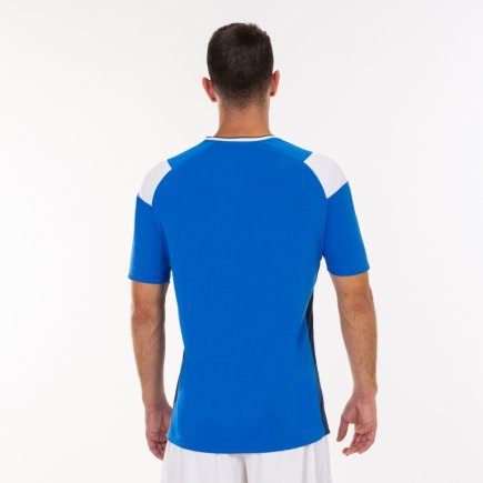 Футболка ігрова Joma CREW III 101269.702 колір: синій/білий/темно-синій