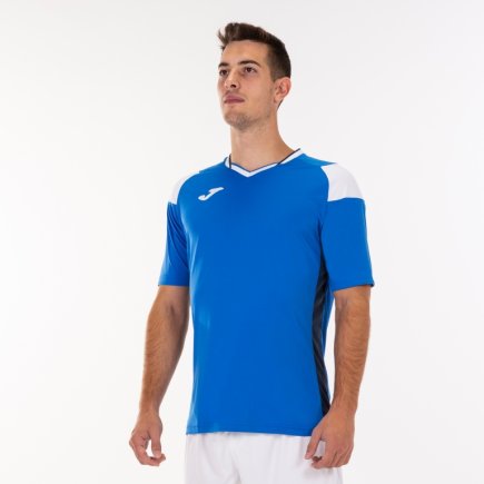 Футболка ігрова Joma CREW III 101269.702 колір: синій/білий/темно-синій