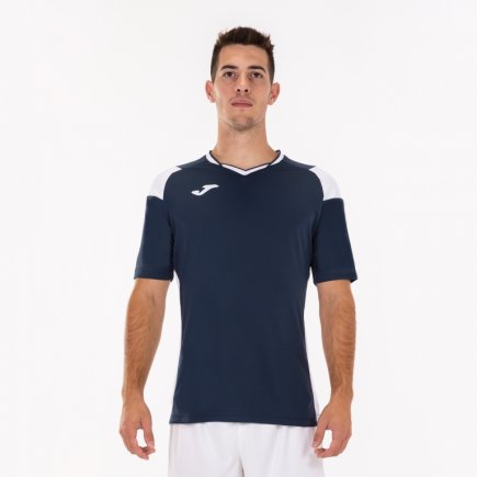 Футболка ігрова Joma CREW III 101269.332 колір: темно-синій/білий