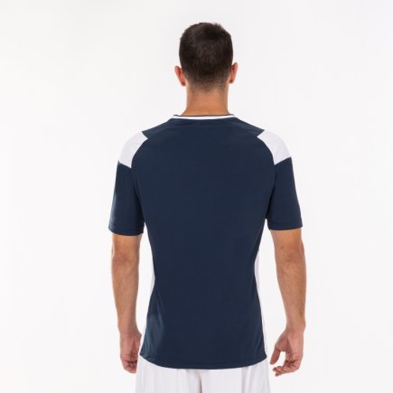 Футболка ігрова Joma CREW III 101269.332 колір: темно-синій/білий