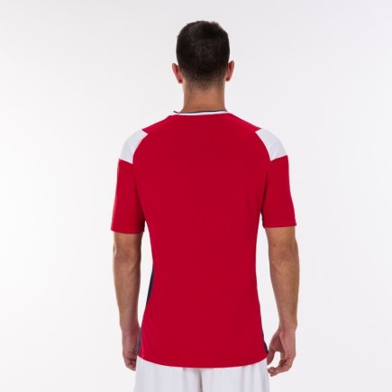 Футболка ігрова Joma CREW III 101269.602 колір: червоний/білий/темно-синій