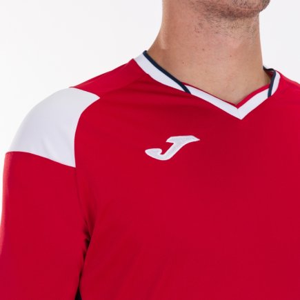 Футболка ігрова Joma CREW III 101269.602 колір: червоний/білий/темно-синій
