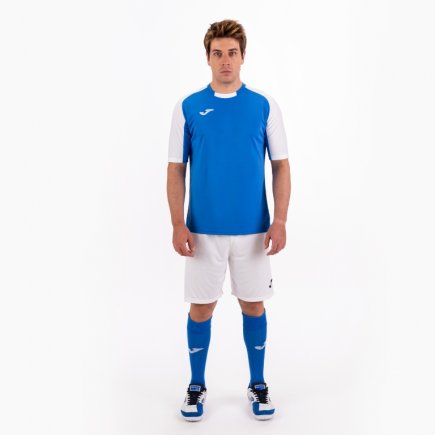 Футболка ігрова Joma ESSENTIAL 101105.702 колір: синій/білий
