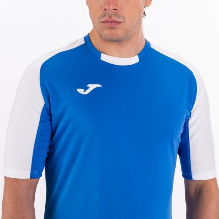 Футболка ігрова Joma ESSENTIAL 101105.702 колір: синій/білий