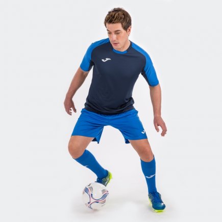 Футболка игровая Joma ESSENTIAL 101105.307 цвет: темно-синий/синий