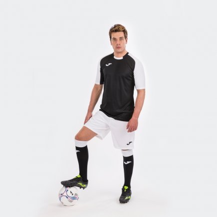 Футболка игровая Joma ESSENTIAL 101105.102 цвет: черный/белый