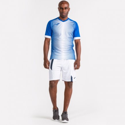 Футболка игровая Joma SUPERNOVA 101284.702 цвет: синий/белый