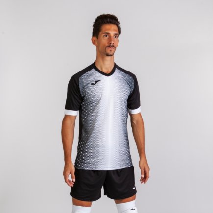 Футболка ігрова Joma SUPERNOVA 101284.102 колір: чорний/білий