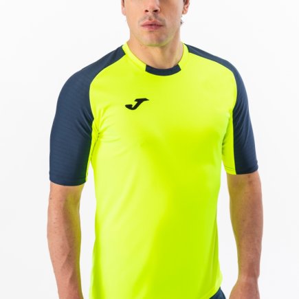 Футболка ігрова Joma ESSENTIAL 101105.063 колір: жовтий/синій