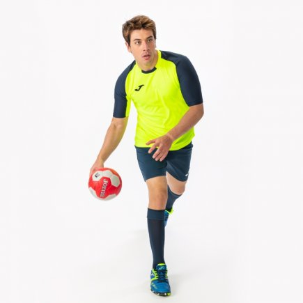 Футболка ігрова Joma ESSENTIAL 101105.063 колір: жовтий/синій