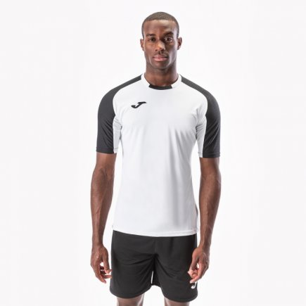 Футболка ігрова Joma ESSENTIAL 101105.201 колір: чорний/білий