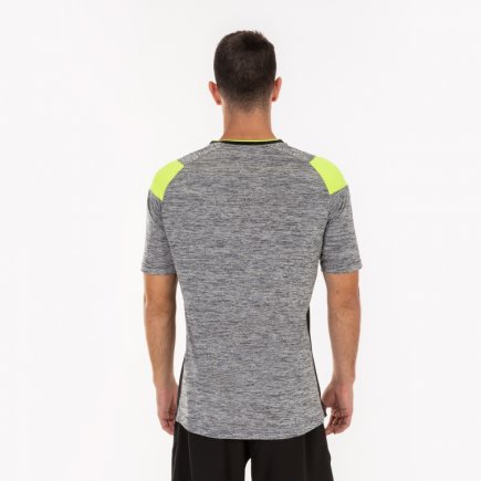 Футболка ігрова Joma CREW III 101269.159 колір: сірий/салатовий
