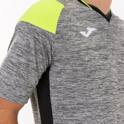 Футболка ігрова Joma CREW III 101269.159 колір: сірий/салатовий