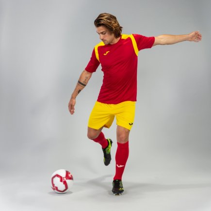 Футболка Joma CHAMPION V 101264.609 колір: червоний/жовтий