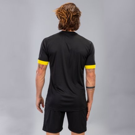 Футболка ігрова Joma SUPERNOVA 101284.109 колір: чорний/жовтий