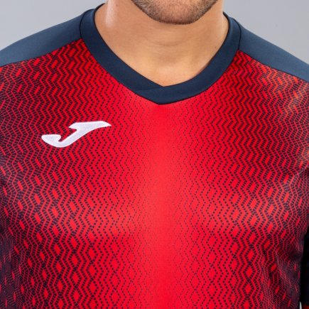 Футболка ігрова Joma SUPERNOVA 101284.336 колір: синій/червоний