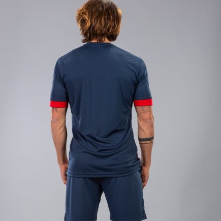 Футболка ігрова Joma SUPERNOVA 101284.336 колір: синій/червоний