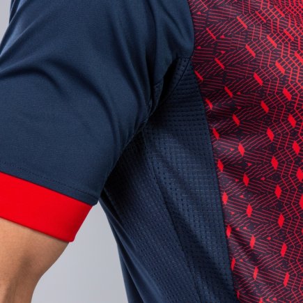 Футболка ігрова Joma SUPERNOVA 101284.336 колір: синій/червоний