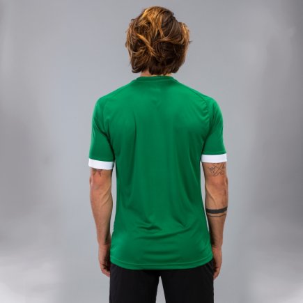 Футболка игровая Joma SUPERNOVA 101284.452 цвет: зеленый/белый