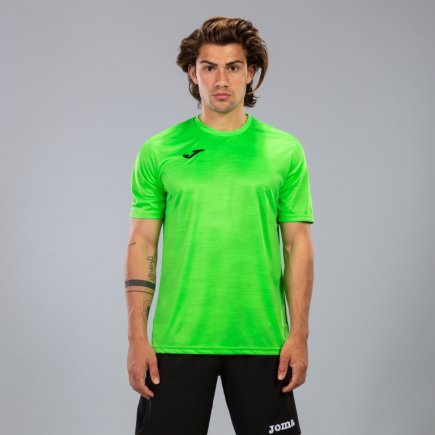Футболка игровая Joma GRAFITY 101328.020 цвет: зеленый