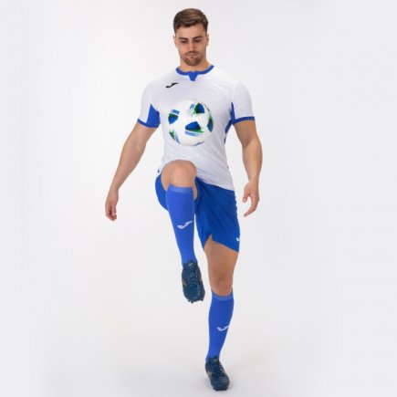 Футболка Joma Toletum II 101476.207 колір: білий/синій