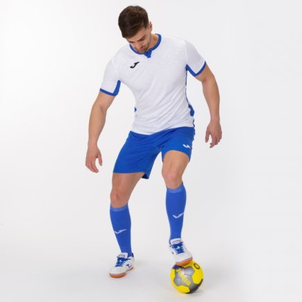 Футболка Joma Toletum II 101476.207 колір: білий/синій