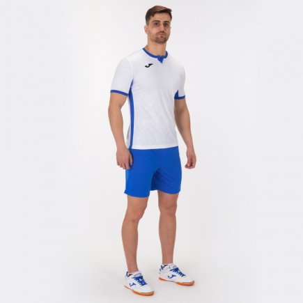 Футболка Joma Toletum II 101476.207 колір: білий/синій