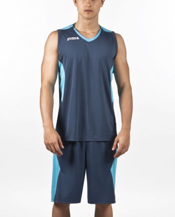 Баскетбольна форма Joma Space 100188.316 колір: синій/блакитний